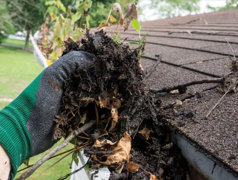 Cleaning gutters